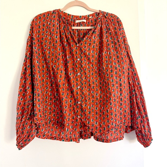 Doen The Jane Blouse | Calico Canyon Blooms | Size M | EUC - Picture 4 of 9